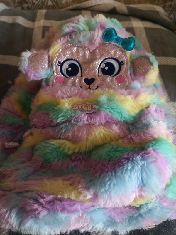smiggle furry backpack